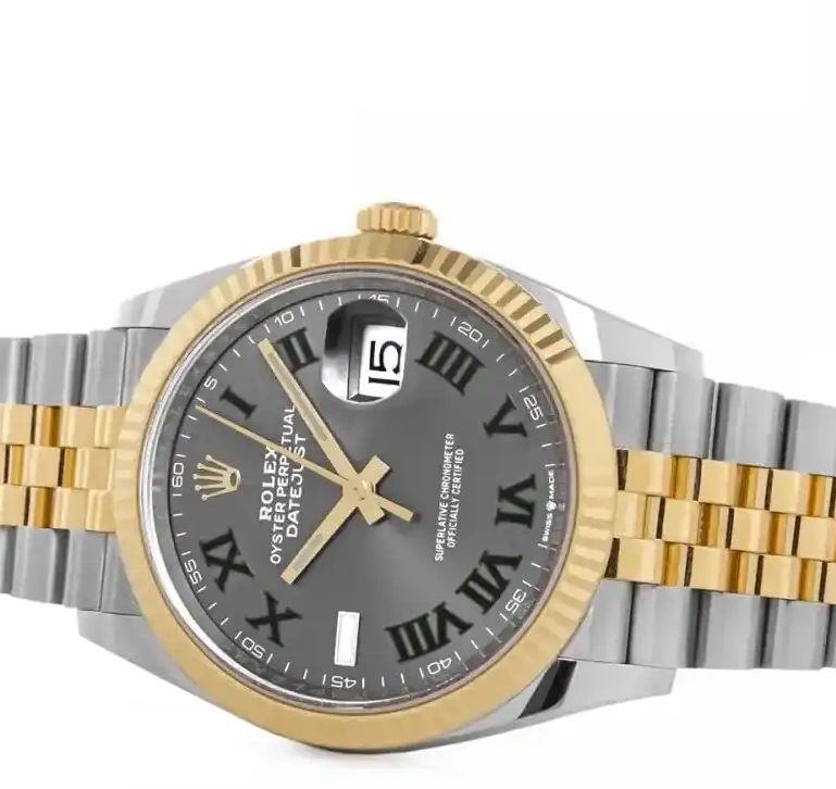 PrestigiousJewellers & Stainless Datejust Steel Rolex 126233 Gold 0706